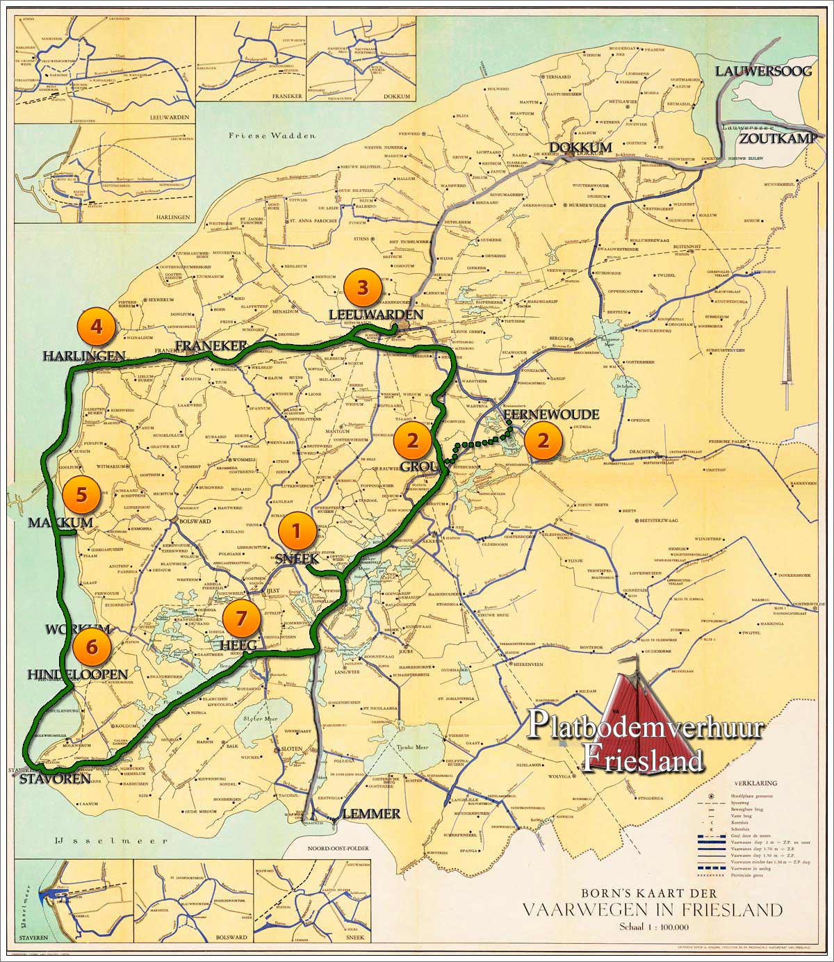 Rondje Friesland vanuit Heeg