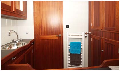 Aaltje Engelina Kabine mit Doppelbett