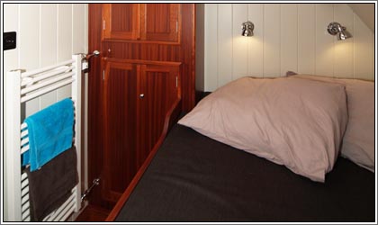 Aaltje Engelina Kabine mit Doppelbett