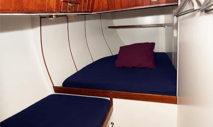 Vrouwe Franciska  Kabine vorn BB