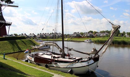 Vrouwe Franciska in Dokkum am Bollwerk