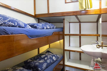 Zweimastlogger MARS Kabine