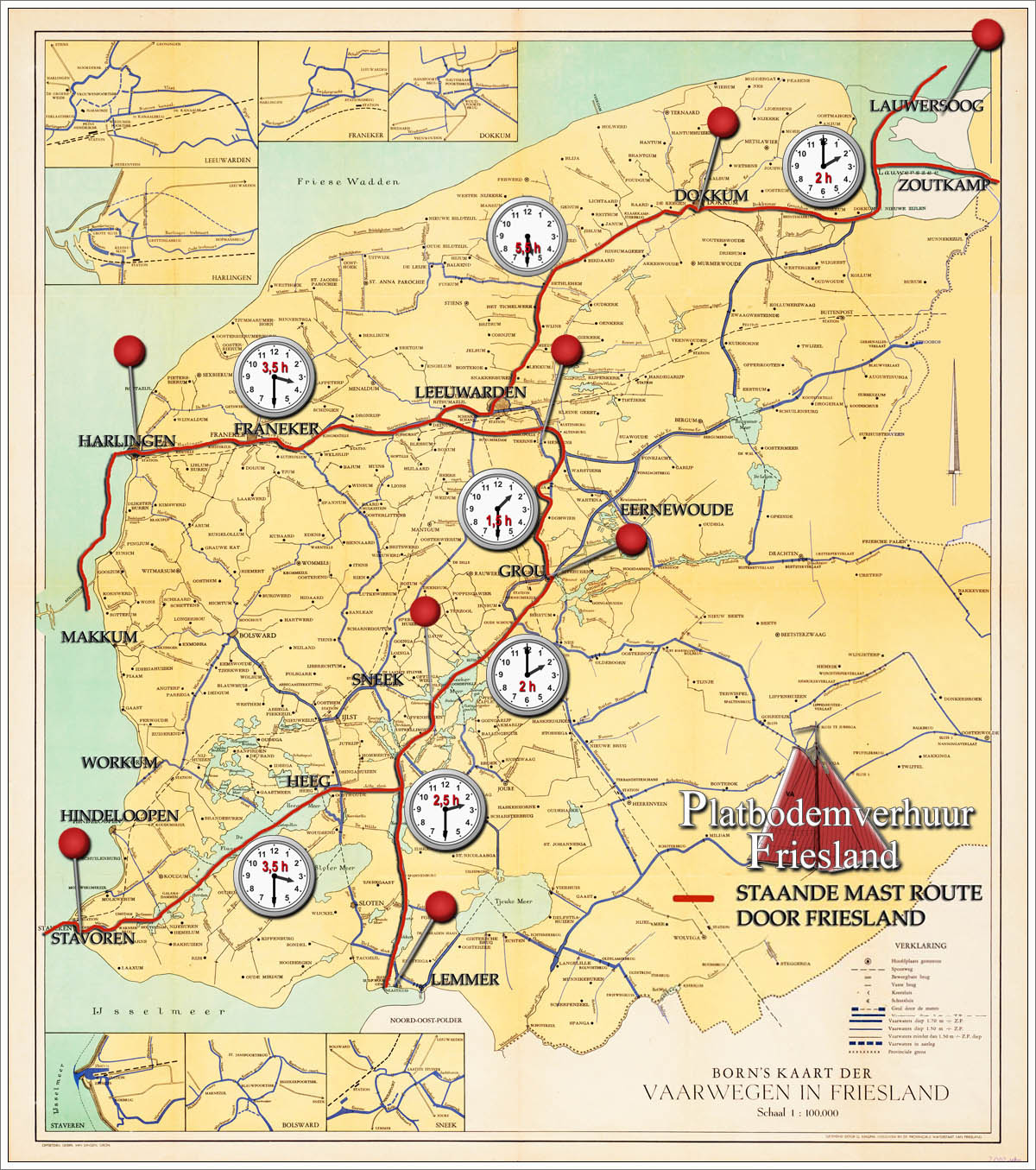 Fahren durch Friesland